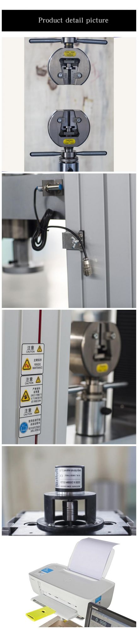 High-Precision Floor-Standing 300kn Electronic Load Capacity Tensile Testing Machine for Laboratory