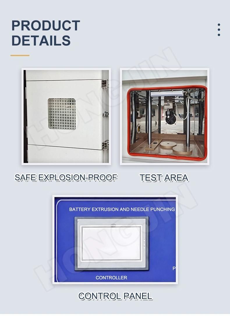 Battery Squeeze Acupuncture Extrusion Testing Machine