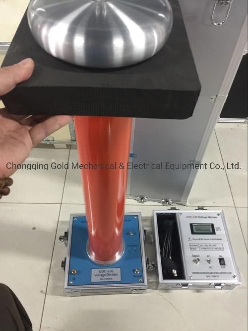 Portable High Precision High Voltage Capacitive Voltage Divider AC DC Impulse Capacitive Voltage Divider