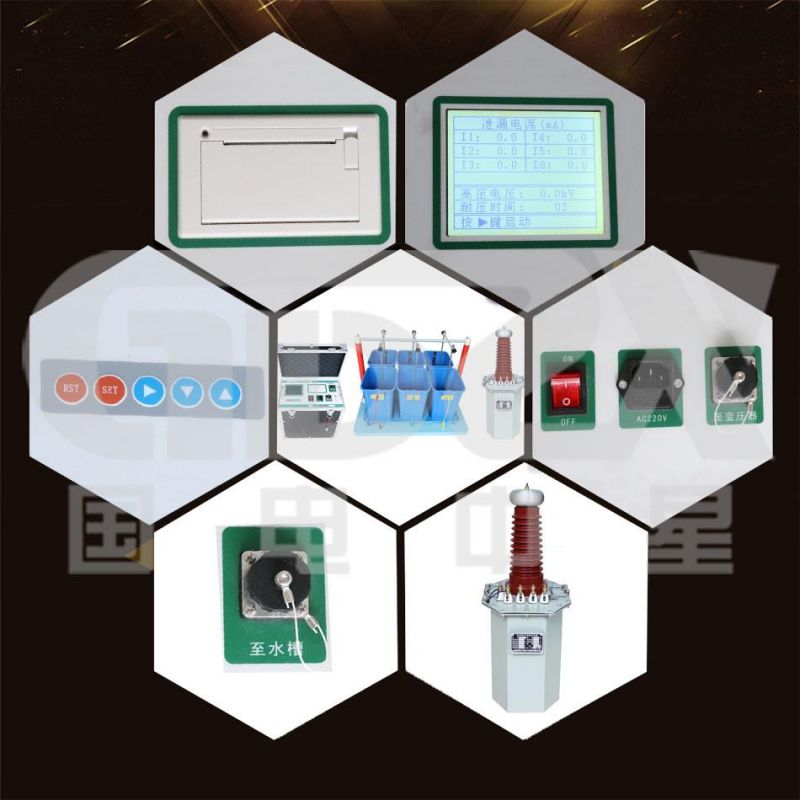 5kVA Customized Provided Isolating Boots and Gloves Voltage Withstand test set