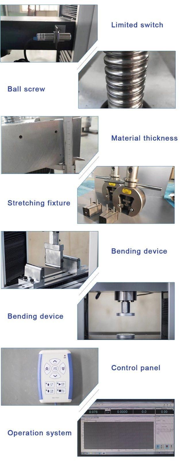 Factory Direct Sale Microcomputer Computer Controlled Tensile Strength Test Electronic Universal Testing Machine for Laboratory