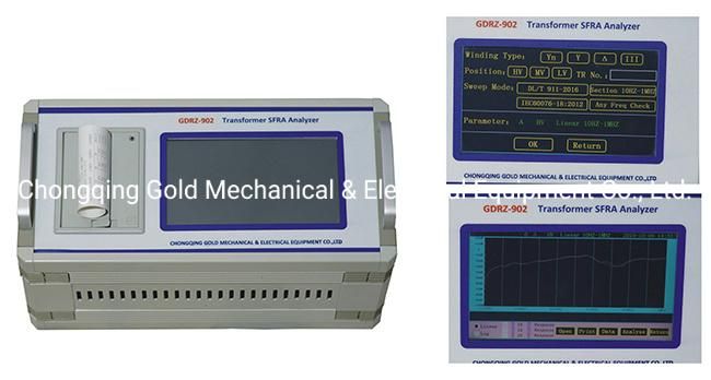 Portable Sfra Analyzer Sfra Transformer Sweep Frequency Response Analysis for Power Transformer Test