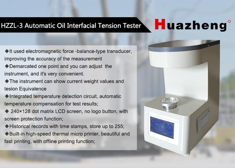 Automatic Oil Tensiometer Liquid Interface Tension Tester Surface Tension Unit