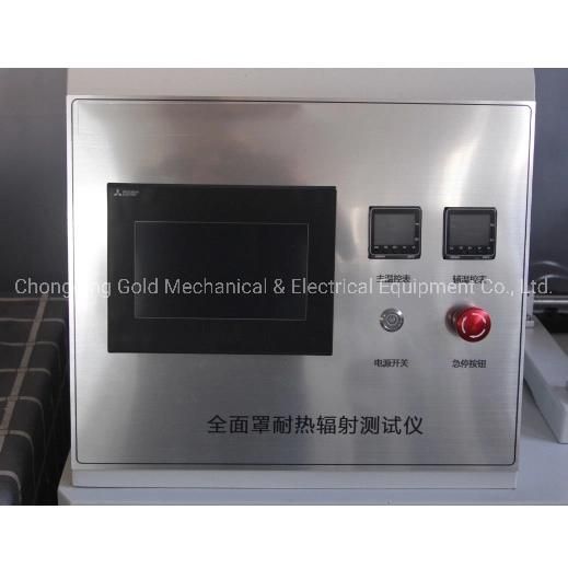 Full Face Masks Fire Heat Radiant Resistant Test Apparatus