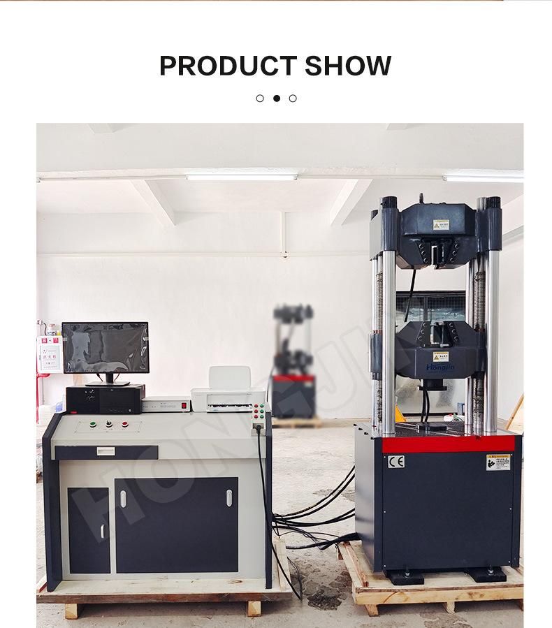 Lab Equipment Computerized Servo Hydraulic Tension and Compresion Universal Testing Machine