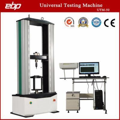 50kn Computer Control Electromechanical Utm Universal Tensile Testing Machine Price Testing Equipment