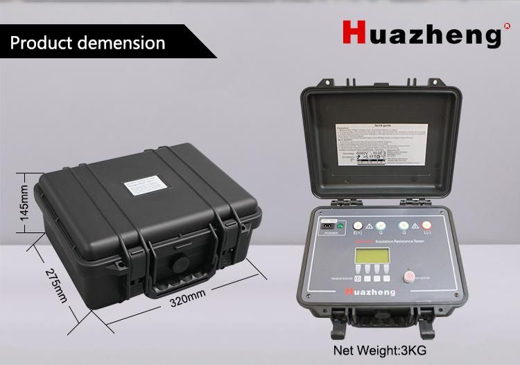 Portable 20kv Ohm Meter 20000V High Voltage Insulation Resistance Tester