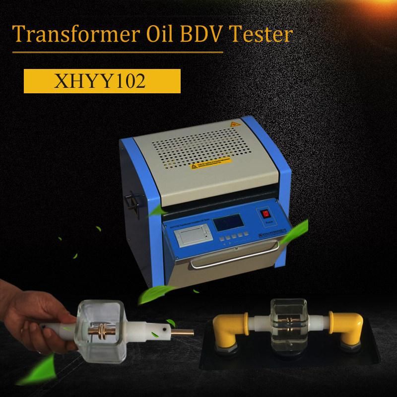 China Automatic Insulating Oil Dielectric Strength Tester 80kv Transformer Insulating Oil Bdv Test Kit (XHYY102)