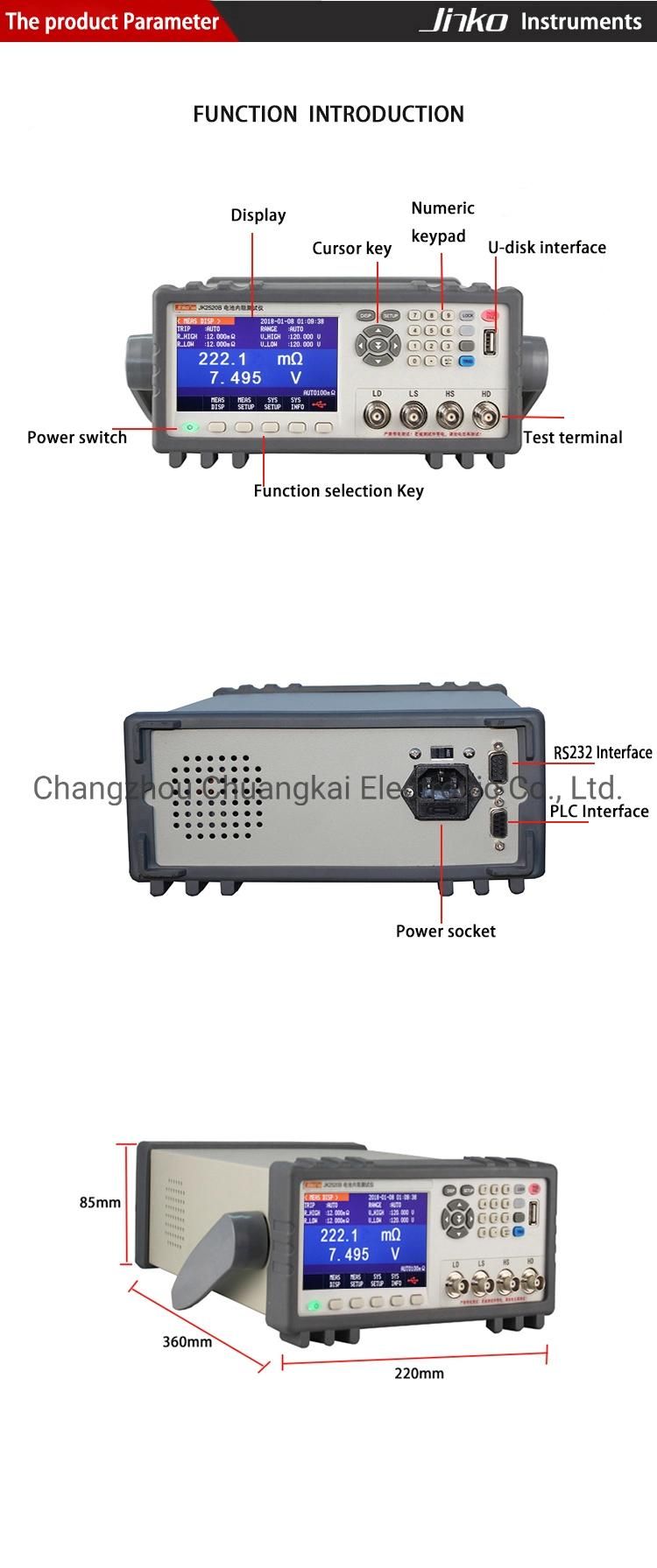 Jk2520b Battery Internal Resistance Meter Battery Tester