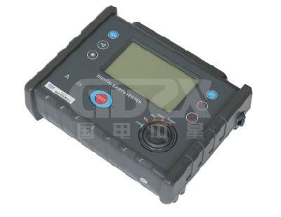 Ground Pile Grounding Resistance Tester With Gray White Screen Backlight