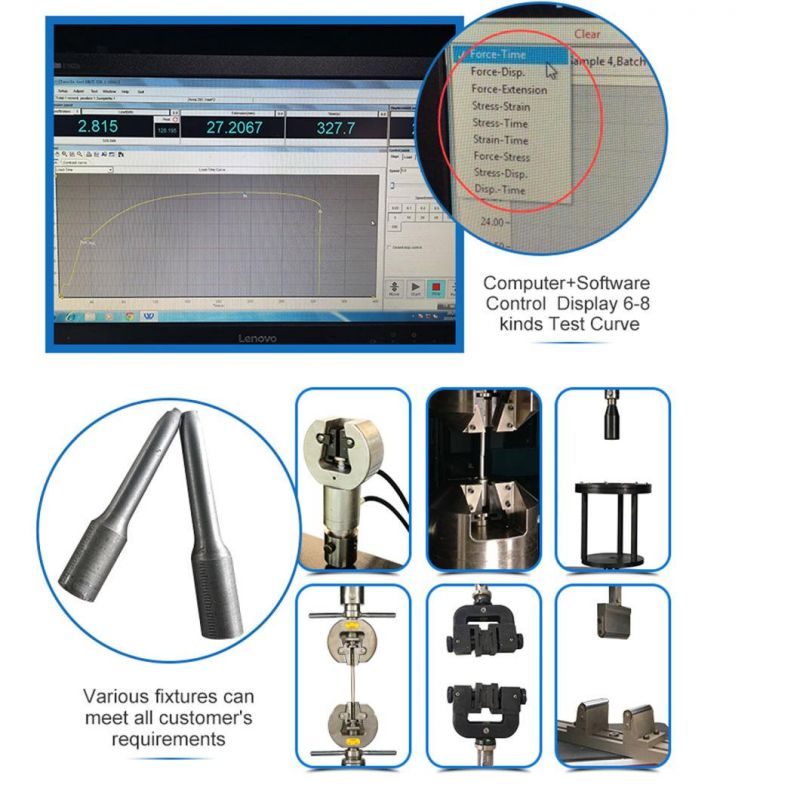 Servo Motor Control Single Column Computerized Bending Testing Machine