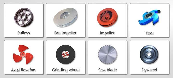 Heater Plastic Motor Table Fan Blades Dynamic Balancing Machine