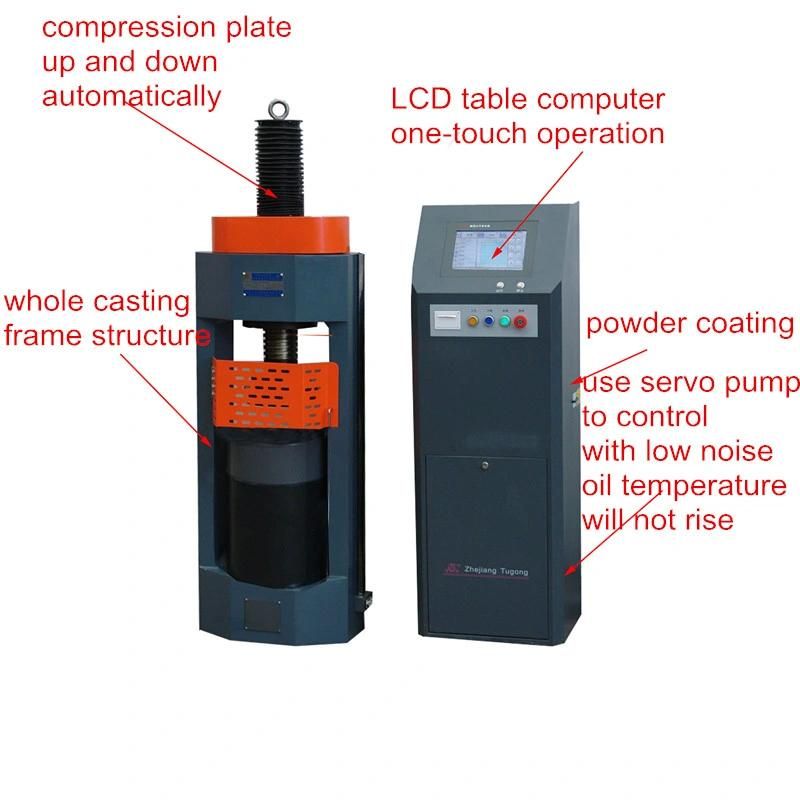 Fully Automatic Concrete Compression Testing Machine