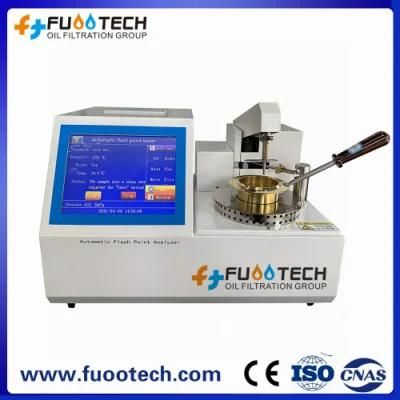 Touch Operation Screen ASTM D92 Cleveland Open Cup Engine Oil Flash Point Tester Lubricant Oil Flash Point Testing Apparatus