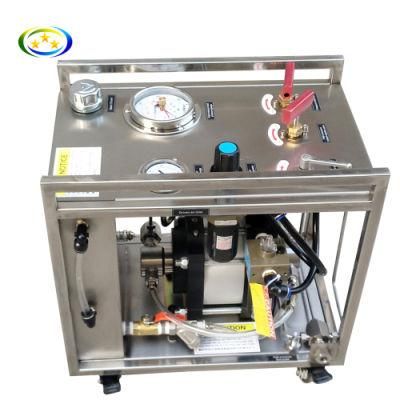 Terek Brand Portable Hydraulic Liuqid Booster Pump Hydro Hydrostatic Test Bench for Sale