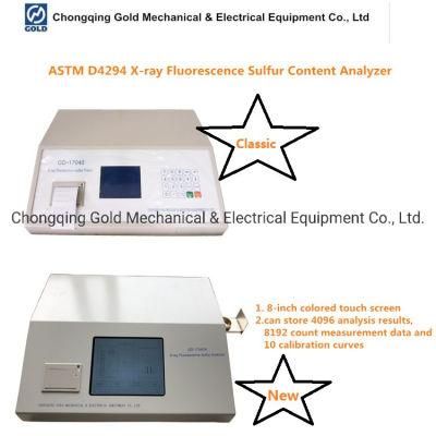New Type Sulfur Content Analyzer ASTM D4294 with 8-Inch Color Touch Screen