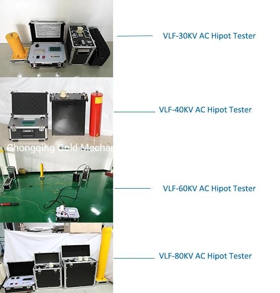 30kv to 80kv Very Low Frequency Vlf AC Hipot Tester