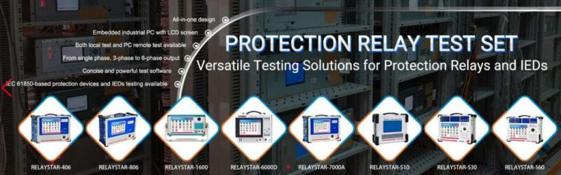 Six-Phase Secondary Current Injection Test System Relay Protection Test Set