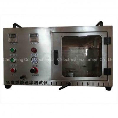 ASTM D 1230 45 Degree Burning Testing Equipment for Textiles