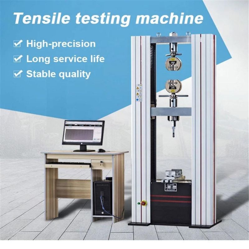 Electronic Universal Tensile Strength Tester for Rubber Aramid Ud Fabric Test with Load Cell