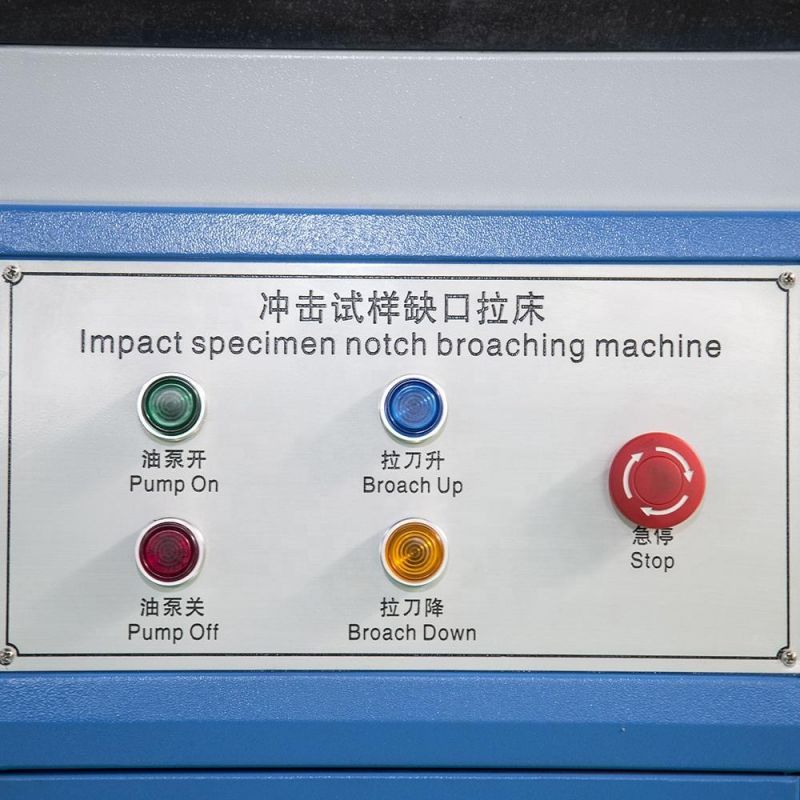 Electro-Hydraulic Automatic Gap Broaching Machine for Impact Test