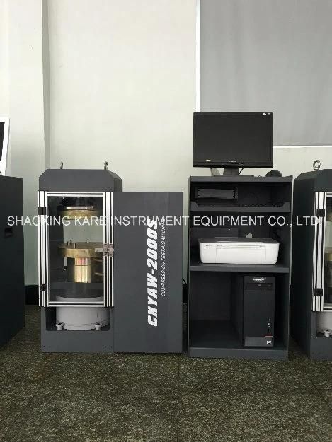 0.5 Grade Computerized Electr0-Hydraulic Servo Compression Testing Machine (CXYAW-2000S)
