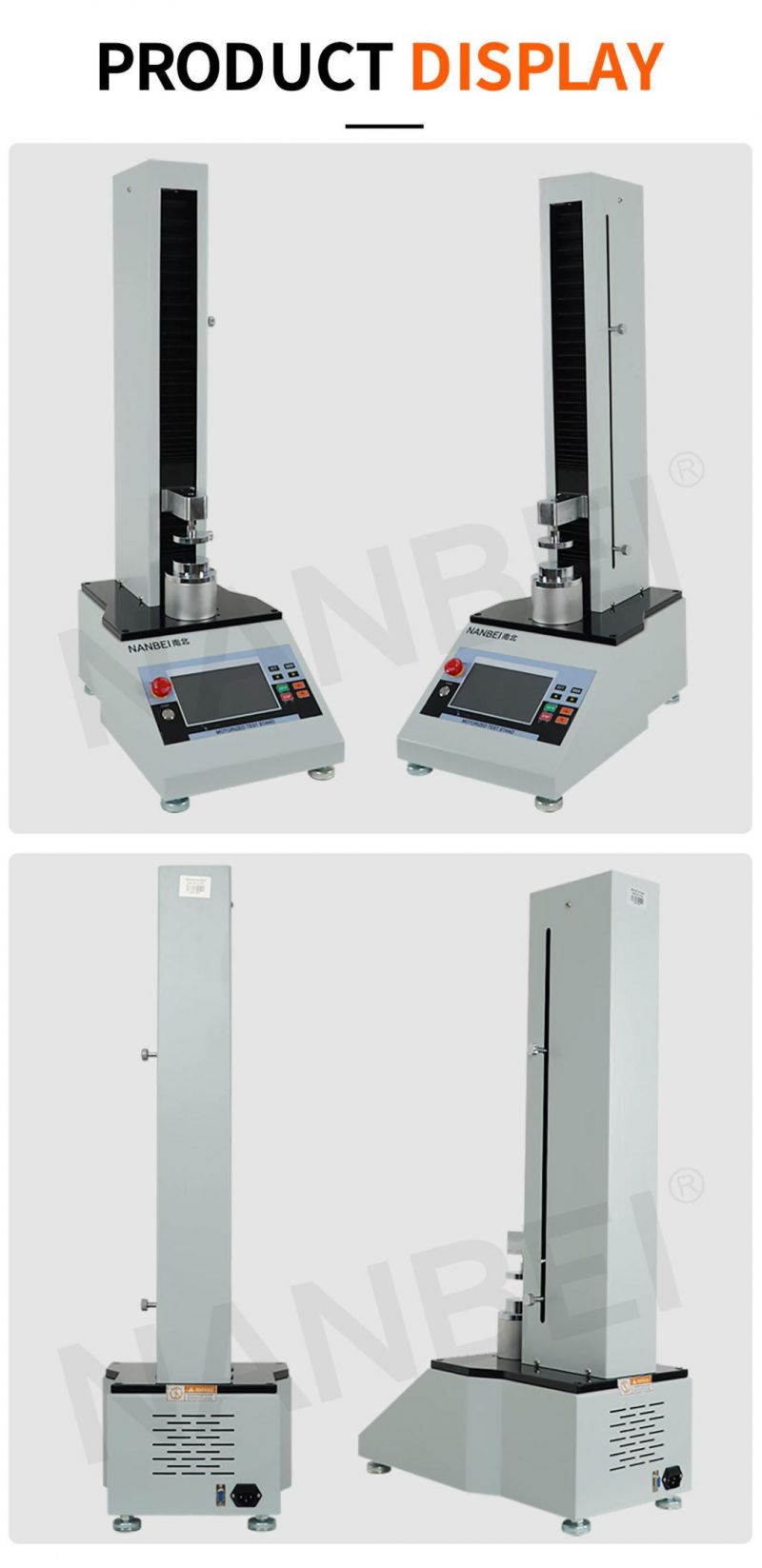 Digital Display Electric Single Column Vertical Motorised Test Stand