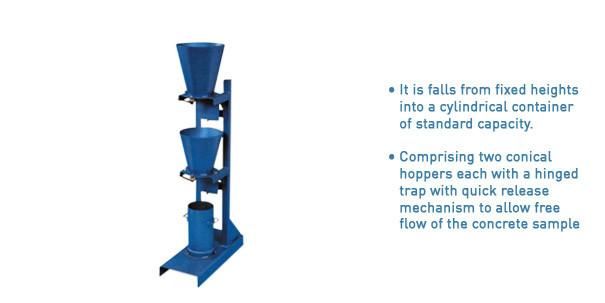 Concrete Compaction Factor Apparatus