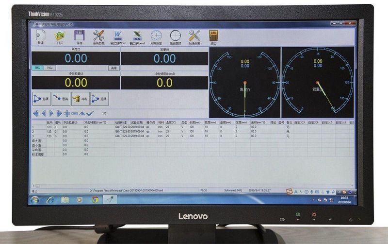 300j High Impact Energy Microcomputer Controlled Metal Impact Testing Machine