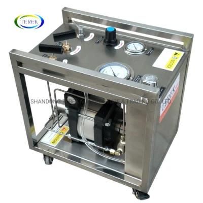 Terek Brand Lu-Ldd-100 Portable High Pressure Air Driven Hydraulic Pressure Test Pump for Valve