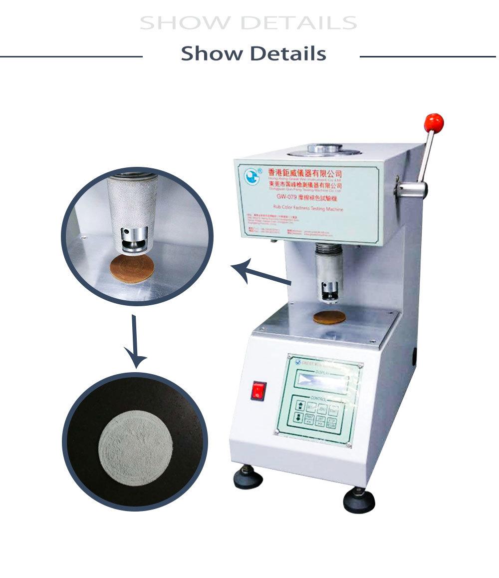 Rub Color Fastness Testing Equipment (GW-079B)