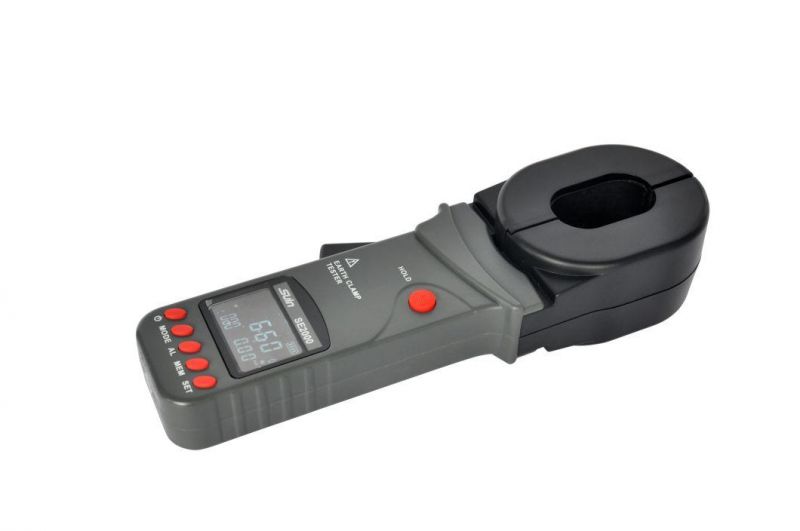 Digital Clamp Meter with Alarm Function to Measure Earth Resistance