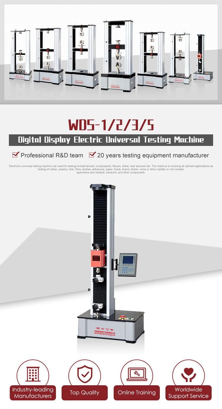 1/2/3/4/5 Kn Computer Display Electronic Tensile Test Machine