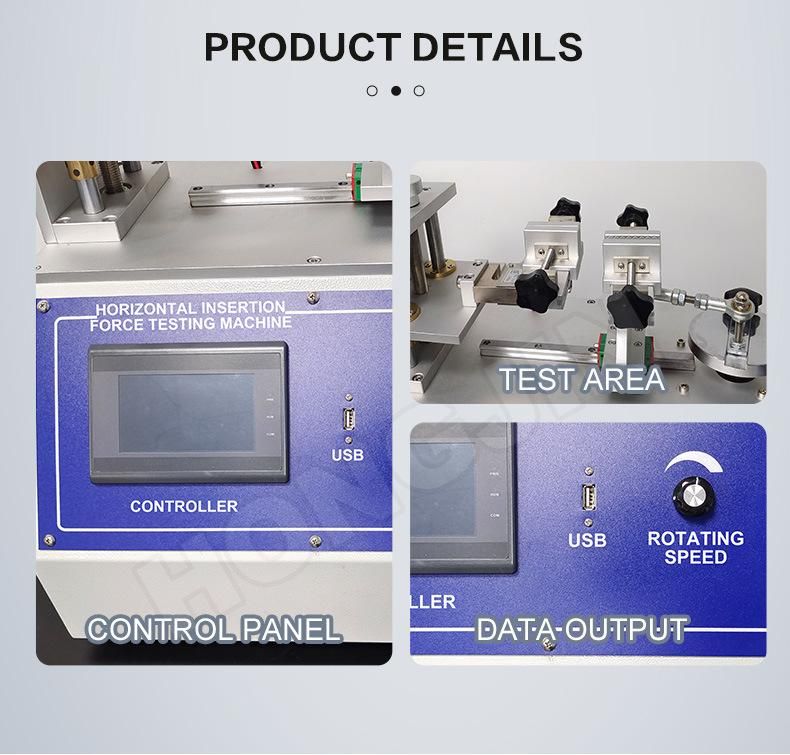 Hj-3 Cell Phone/USB/Connector Plug Insertion Force Test Machine/USB Plug Life Tester