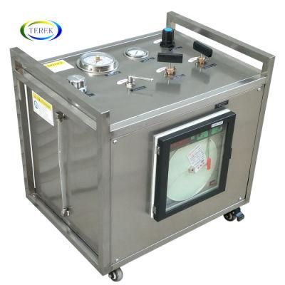 Terek Portable Pneumatic Hydrostatic Test Booster Station with Mechanical Pressure Recorder