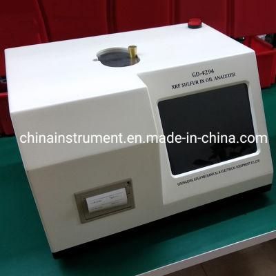 X-ray Fluorescence Sulfur in Fuel Oil Analyzer for Measuring The Low Range of Sulfur in Bunker and Marine Fuel