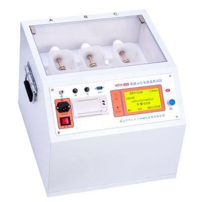 Htjy-80s AC 0-80kv Three Cups Automatic Dielectric Strength Breakdown Voltage Bdv Tester for Insulating Oil