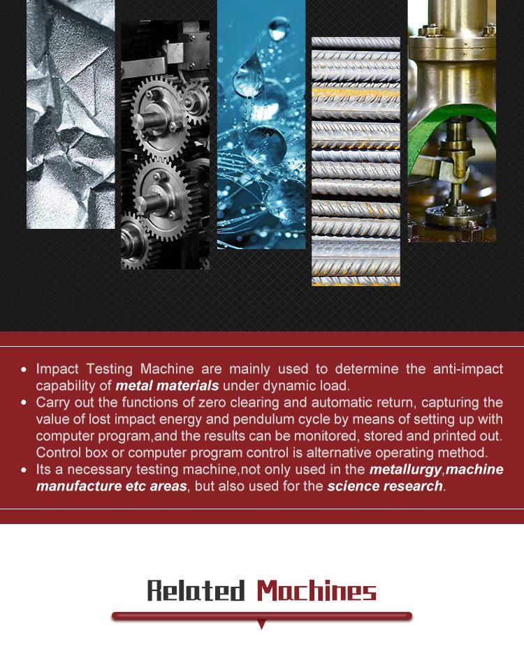 Computer Controlled Low Temperature Metal Pendulum Impact Testing Machine (JBDW-300CY)