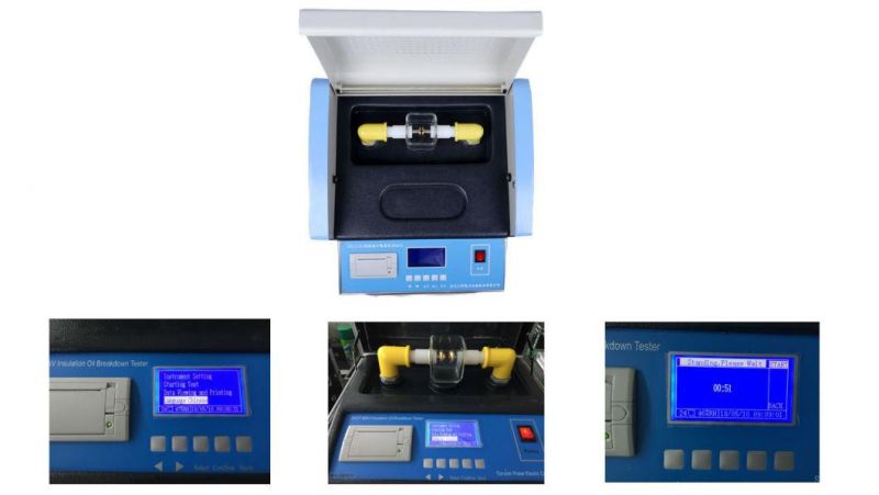 Portable Transformer Oil Bdv Tester Insulating Oil Break Down Voltage Tester-Sxot-II