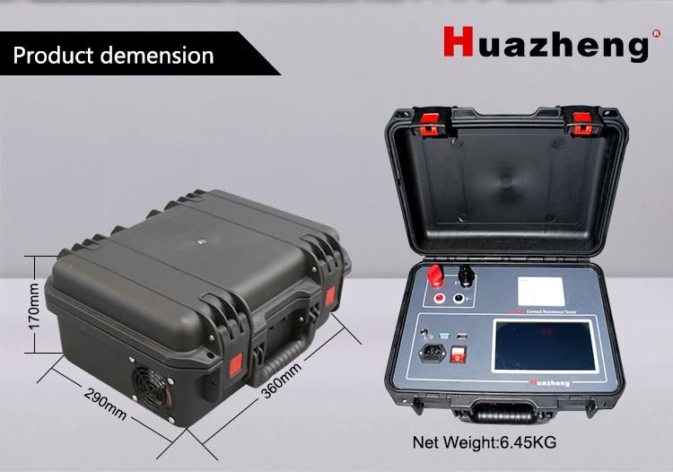 100A 200A Handheld Digital Circuit Beaker Contact Resistance Meter High Precision Switch Loop Resistance Tester