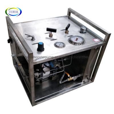Pneumatic Booster Bench Pressure Test Pump with Mechanical Recorder
