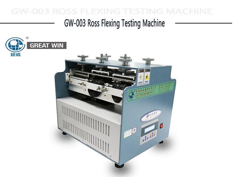 ISO-5423 Maquina/Equipo De Prueba De Flexion Ross Sole (GW-003)