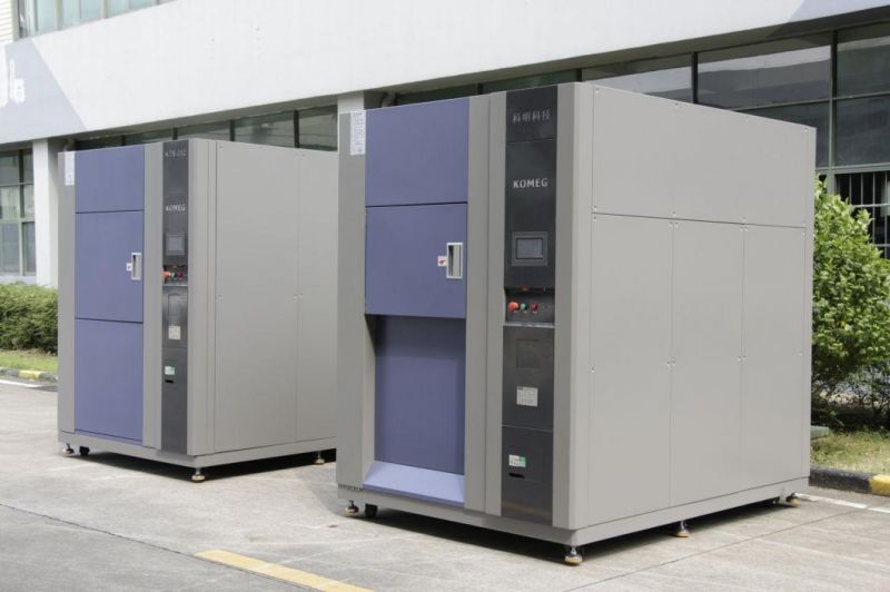 Short Exposure Time 3-Zones Hot Cold Thermal Shock Test Chambers/ Machine