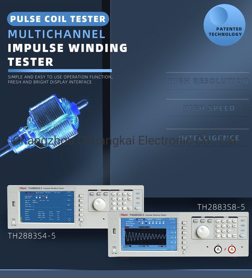 Th2883s8-5 Voltage Output 100V-5000V 8 Channels Impulse Winding Test Instrument