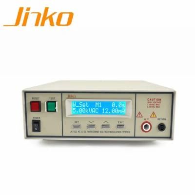 Jk7122 AC DC Withstand Voltage/Programmable Voltage Insulation Resistance Tester