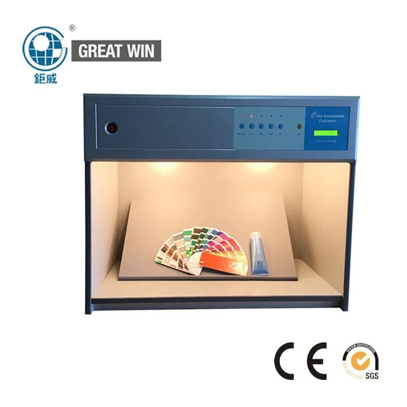 JIS-Z8724 Textile Color Assessment Cabinet/Lab Color Matching Light Box (GW-017)