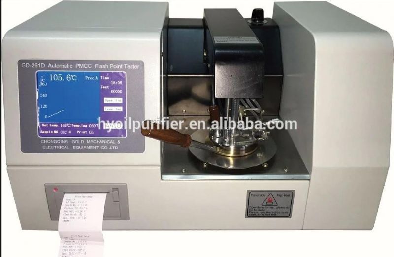 Fully-Automatic Pensky Martens Closed Cup Flash Point Measuring Instrument ASTM D93