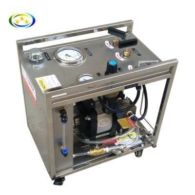 Terek Pneumatic Liquid Booster Pump System Hydraulic Hydrostatic Pressure Test Bench