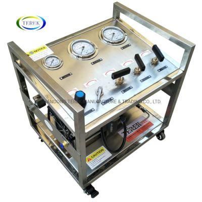 Pneumatic Gas Booster Pump Air Driven Type Pressurized Oxygen Nitrogen Argon Helium N2o Gas Equipment