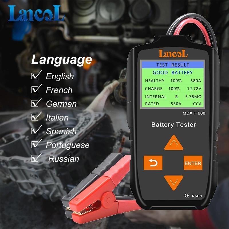 Battery Analyzer with Customized Language